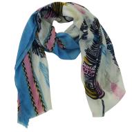 Scarf Feather Print